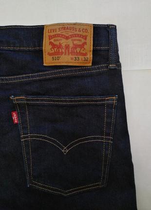 Джинси levi's 510 w33 l30 джинсы левис
