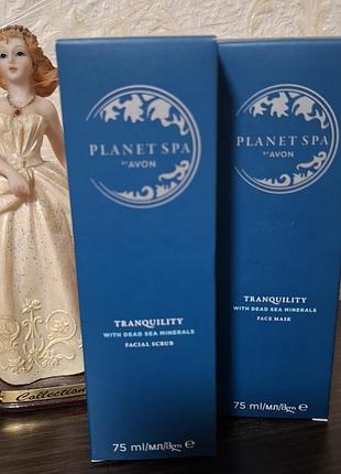 Набор для лица "минеры мертвого моря" planet spa, avon