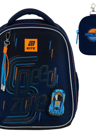 Kite каркасный школьный рюкзак k25-555s-3 education speed zone