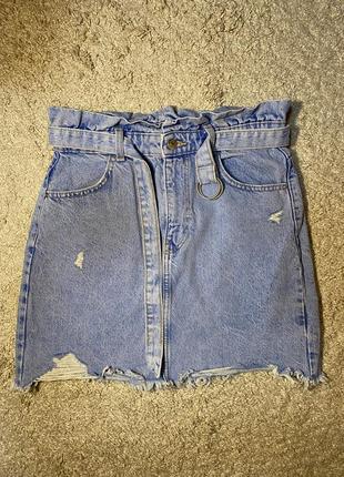 Юбка джинсовая bershka