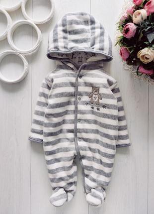 Комбинезон на синтепоне, трикотажная подкладка артикул: 22114