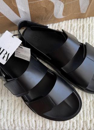 Босоножки zara кожа 40р