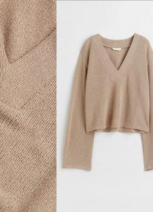 Свитер с в-образным вырезом h&m