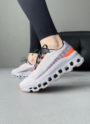 Женские кроссовки on cloudmonster pearl flame 36-37-38-39-40-41