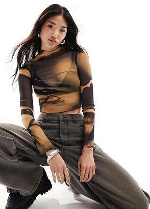 Топ сеточка bershka