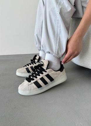 Женские кроссовки adidas campus 00s aluminium/core football