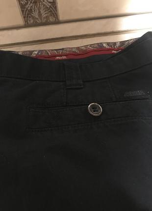 Мужские брюки meyer германия чёрного цвета мужские