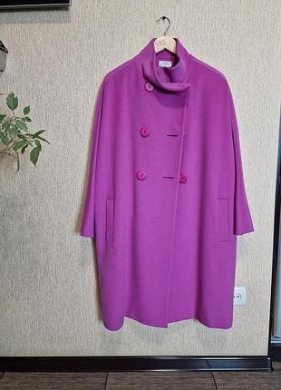 Шикарне вінтажне пальто від модного паризького дизайнерського будинку dejac, вовна, кашемір, ангора