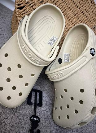Crocs classic clog bone крокси сабо унісекс crocs classic clog bone