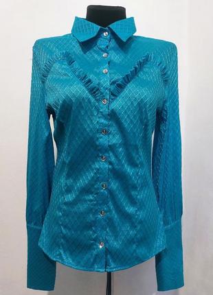 Суперцена. стильная рубашка. туречки.новая, р. 44, 46