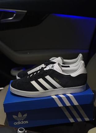 Кросівки adidas gazelle core (оригінал) чоловічі кросівки adidas black