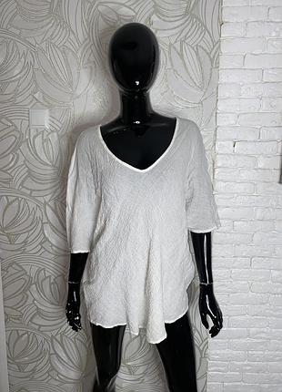 Італійська бавовняна блузка жатка