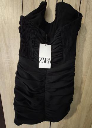 Сукня міні zara нова розмір s чорна5 фото
