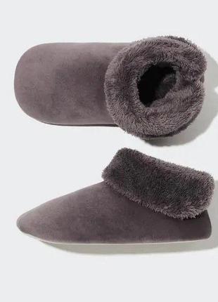Флісові капці uniqlo