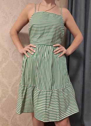 Платье в полоску new look новое