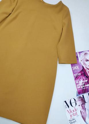 Платье женское мини футляр желтого цвета с укороченными рукавами от бренда italy 462 фото