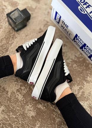 Vans knu skool black вансы олд кну скул черные 2025