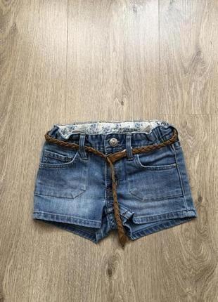 Джинсові шортики h&m на 3/4 роки