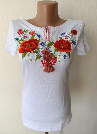 Футболка женская, вышиванка
