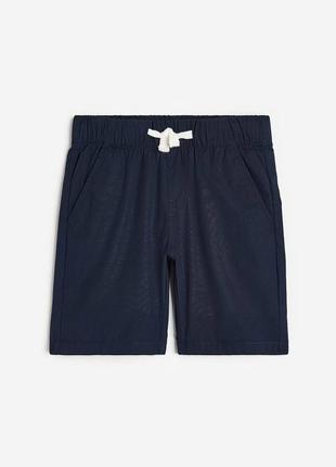 6-7 років 122 см h&m нові фірмові базові класичні чинос шорти хлопчику оригінал