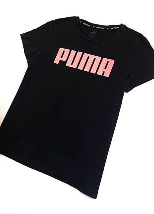 Женская футболка puma / женская футболка пума / футболка пума / черная футболка puma / спортивная футболка puma / хлопковая футболка puma  /13 фото