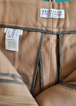 Брюки, штани, чіноси brunello cucinelli, оригінал з ланцюжком моніль 6