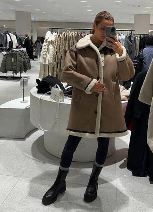 Дубленка zara дубленка zara