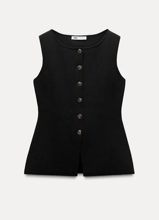 Жилет zara жилетка