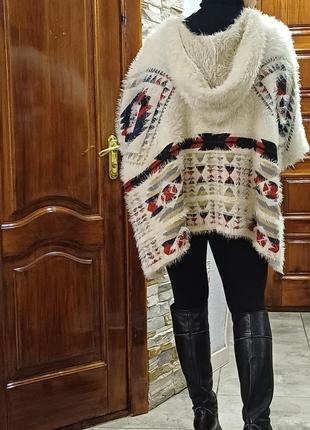 Оригинальное,стильное пончо в стиле бохо, этно, golden days paris