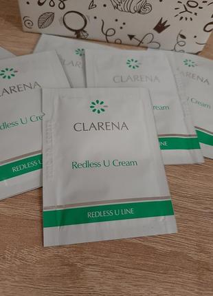 Успокаивающий укрепляющий крем с экстрактом амборы и витамином clarena redless-u cream