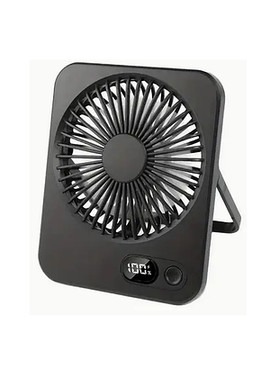 Вентилятор портативный аккумуляторный usb fan f10b черный1200mah