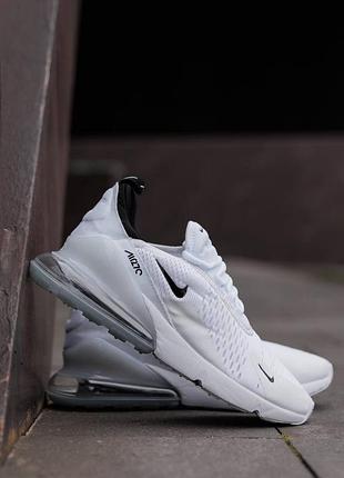 Кросівки nike air max 270 white black