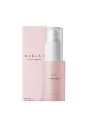 Противовоспалительная осветляющая сыворотка с янтарной и транексамовой кислотами needly glow peeling serum 30 мл