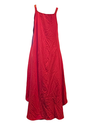 Платье сарафан со шлейфом ассиметричное shein летнее фуксия стрейч8 фото