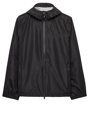 Куртка weekend offender football + festivals waterproof pack away jacket black
