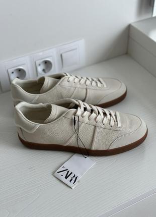 Шкіряні кеди zara