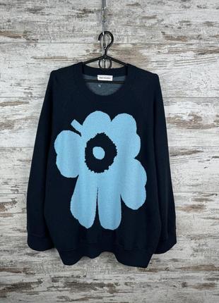 Женский свитер marimekko свитшот кофта толстовка оверсайз
