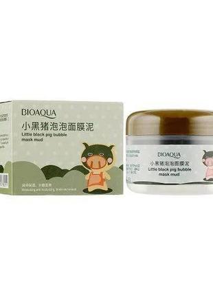 Бульбашкова маска для обличчя bioaqua carbonated bubble clay mask, 100 g