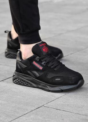 Кроссовки reebok classic leather black
