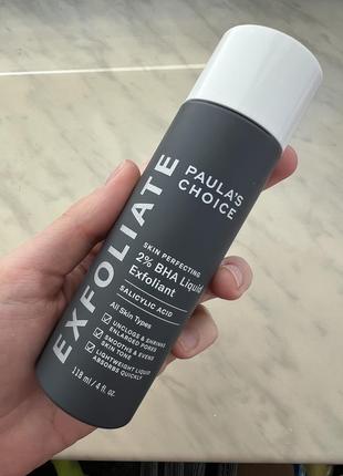 Тонік ексфоліант paula’s choice 2 % bha liquid exfoliant