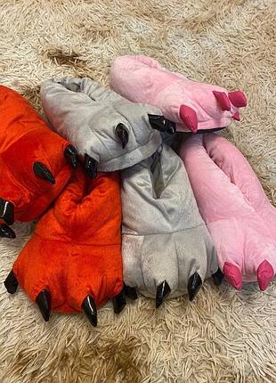 Тапки. тапці. капці. лапи. монстри