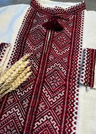 Рубашка вышиванка мужская традиционная ручной работы