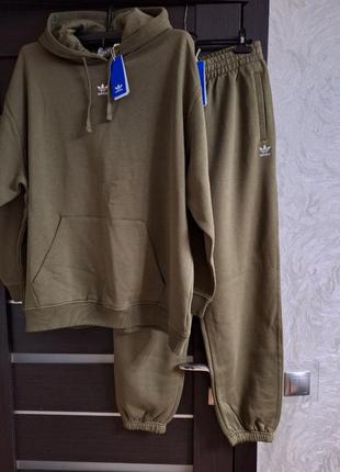 Adidas унисекс оверсайз / спортивный костюм худи джоггеры   р. l-xl-xxl / оригинал