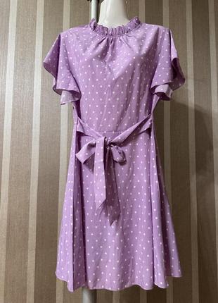 Платье с сердечками shein s