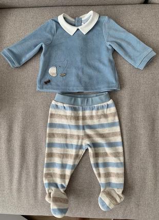 Тепленький костюм на новонародженого хлопчика