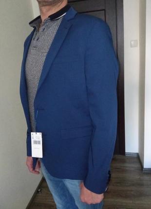 Mango испания мужской пиджак размер m (48) новый.