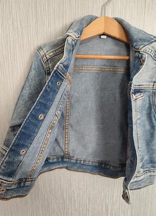 Стильный джинсовый пиджак 3