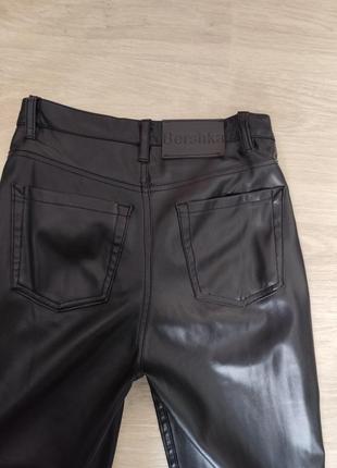 Брюки шкіряні bershka3 фото
