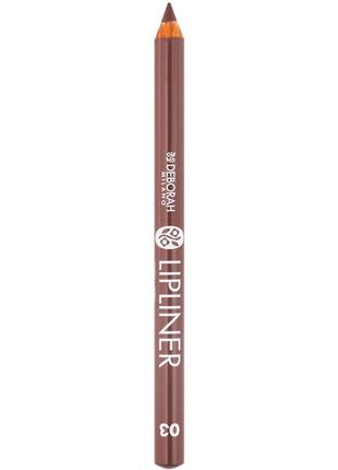Олівець для губ нюд deborah lip liner 03 - milk chocolate