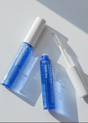 Сыворотка для роста и укрепления ресниц farmstay collagen eyelash serum